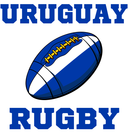 Uruguay Rugby Ball Mug (Sky Blue)